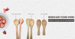 Wooden Baby Feeding Spoons