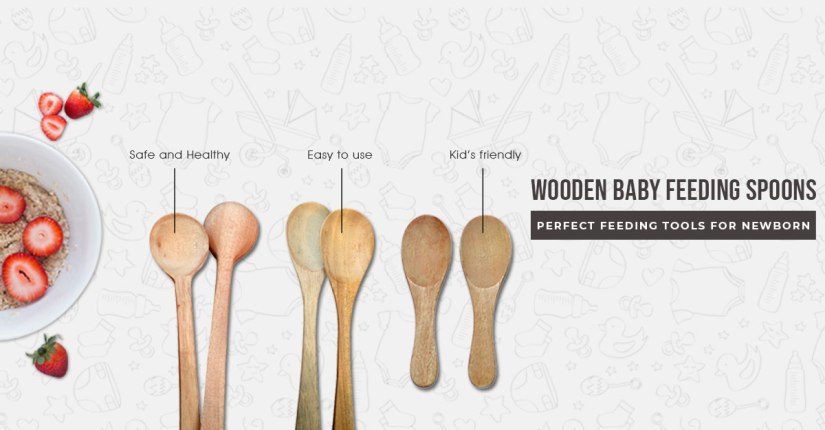 Wooden Baby Feeding Spoons